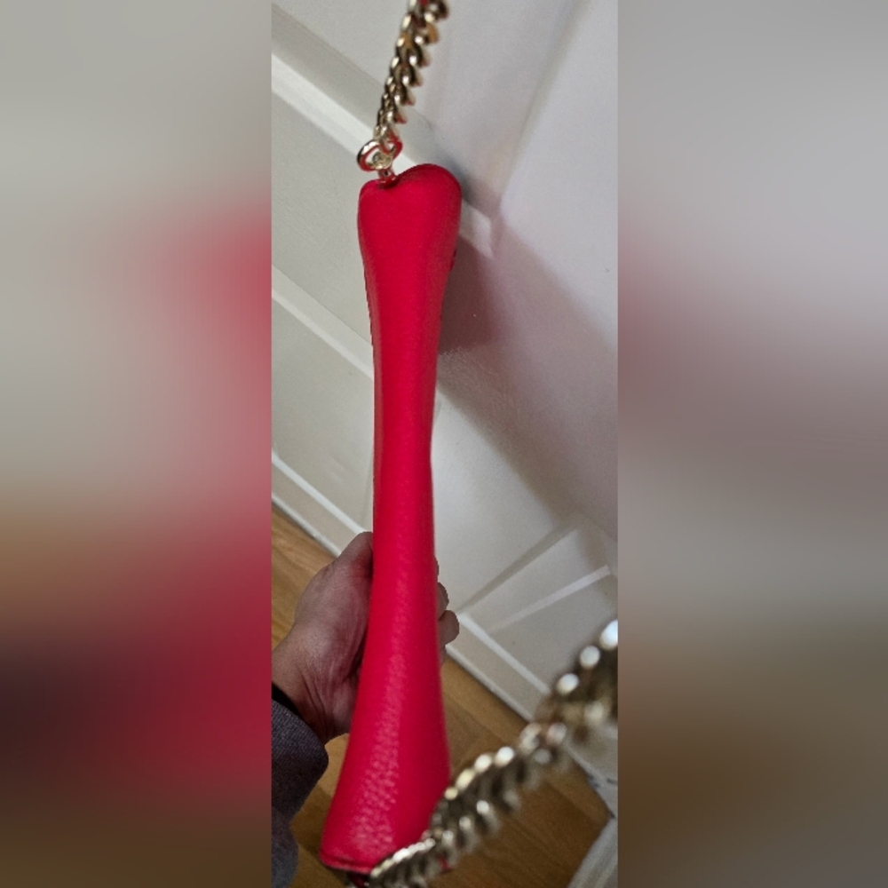 Kate Spade Flynn Red Leather Clutch Cross Body 10 x 7.5 x 1.25 - Picture 15 of 17